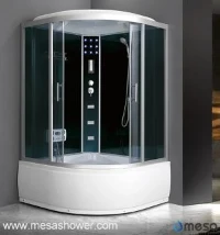 מאוורר צורה אקריליק אמבטיה מקלחת Enclosures עם 2 דלתות זכוכית