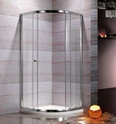 מגזר פינת עיצוב מודרני ממוסגר הזזה מקלחת מארז