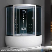 גדול קיטור מקלחת מארז פינה מגזר Jetted Enclosure עם מחיר זול