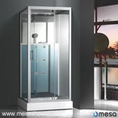 Freestanding מלבני מקלחת חדר בקתת עם מקלחת נמוכה מגש M-527-CY
