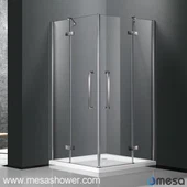 פופולריים כיכר צורה מסגרת ללא מסגרת עם דלת צירים