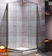 פינה כיכר זול מחיר סווינג הזזה מקלחת מארז עם מחיר זול